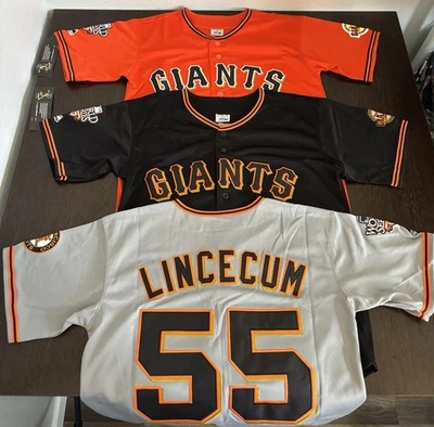 San Fransisco Giants Tim Lincecum  2010 World Series Jersey's! Ships Fast! - Image 1 of 4