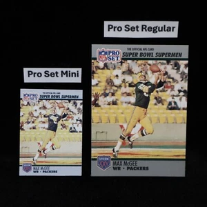 1990 Max McGee  Packers "Super Bowl Supermen" Pro Set Mini #47 ..... See Descrip - Picture 1 of 2