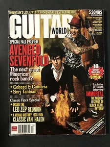 Guitar World Magazine Holiday 2007 Avenged Sevenfold - Picture 1 of 2