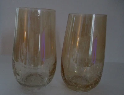 2 vasos Highball con brillo dorado ámbar Pier 1 Foto 1 de 2