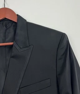 Versace Collection Black Glitter Dinner Tuxedo Jacket Size 44 L #227 - Picture 1 of 10