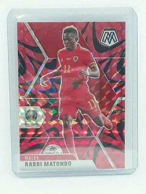 Rabbi Matondo 2021 Panini Mosaic UEFA EURO Soccer - #199 RED REACTIVE - Wales - Image 1 of 2