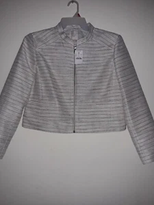 J Crew Womens Full Zip Jacket Sz 14 NEW - Picture 1 of 3
