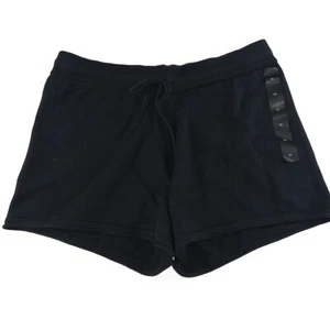 Banana Republic Women's Pull-On Knit Sweater Shorts Size Medium Black Drawstring - Picture 1 of 8