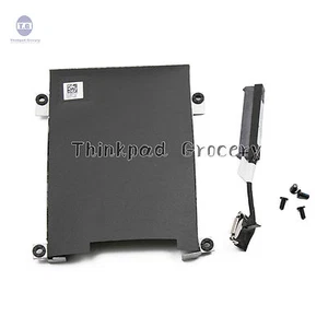 NEW Dell Latitude 5490 5491 5480 HDD Cable 80RK8 + Caddy Frame Bracket 0NDT6 US - Afbeelding 1 van 6