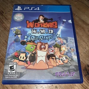 Worms WMD W.M.D. All-Stars Sony PlayStation 4 PS4 Game EUC NO BOOKLET - Picture 1 of 6