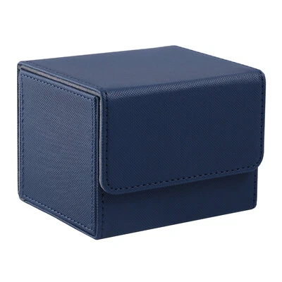 高级单层盒 100 张卡 TCG 外壳小型保护膜 EDH 磁力翻盖 — 第 1/4 张图片