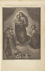 Sixtinische Madonna von Raffael Friedrich Müller Renaissance Brockhaus 0225