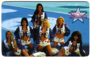 Tarjeta de bonificación de animadora de los Dallas Cowboys de 10 m: tarjeta telefónica de 6 animadoras en una tarjeta - Imagen 1 de 1