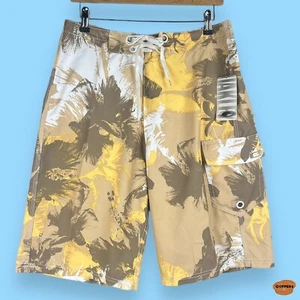 Oakley Hibiscus Board Short Swimwear Yellow in Sizes 30,32,34,36 - Picture 1 of 12