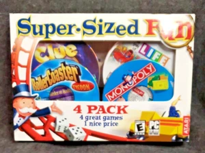 Juego PC De Colección SUPER TAMAÑO DIVERTIDO ATARI Paquete de 4 Caja Grande Nueva Caja Abierta Completa (C7B3) - Imagen 1 de 4