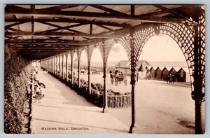 Madeira Walk Brighton RPPC Vintage PostCard - C3 - Picture 1 of 2