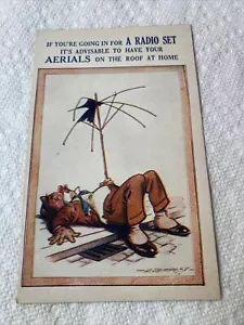 Postal de cómic de radio - antenas en tu techo - Imagen 1 de 2