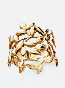 Tiffany & Co Olive Leaf Paloma Ring Silber 925 Gr. 8 Top Zustand - Bild 1 von 3