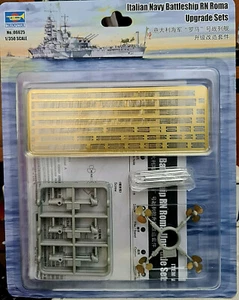 Upgrade Sets Italian Navy Battleship RN Roma 1943 Corazzata -Trumpeter Kit 1:350 - Picture 1 of 4