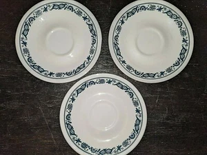 Set di 3 piatti piattini CORELLE CORNING OLD TOWN CIPOLLA BLU - Foto 1 di 4