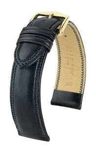 CORREA DE RELOJ HIRSCH ASCOT FINA PIEL DE BECERRO CUERO GENUINO 16 MM, 18 MM, 20 MM EE. UU. - Imagen 1 de 7