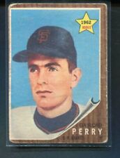 1962 Topps Gaylord Perry Rookie RC Giants #199 PR/FR (b)