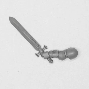 Warhammer 40K Marines Espaciales Guardia Estelar Escuadrón Veterano Espada de Poder [Bits] - Imagen 1 de 2