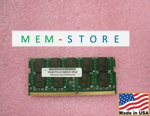 16GB ECC SODIMM DDR4-2666MHz Memory Compatible with CT16G4TFD8266 - Picture 1 of 3