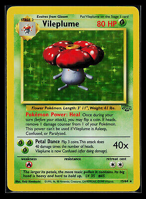 Pokemon Card - Vileplume Jungle 15/64 Holo Rare