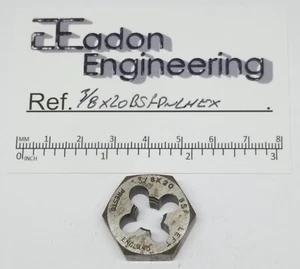 3/8" x 20TPI BSF (British Standard Fine) Left Hand Die Nut, HSS. By top brands. - Picture 1 of 6