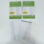 2 Day Runner Telephone Address Pages 7 Hole Punch Size 4, 5.5'x8.5' + Extras