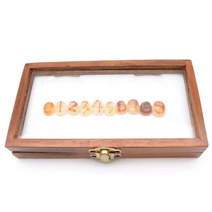 Letter Agate Cabochon - Picture 1 of 3