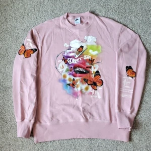 Maglione da uomo Nike Sportswear Happy Air DZ3049-630 taglia large nuovo rosa - Foto 1 di 14