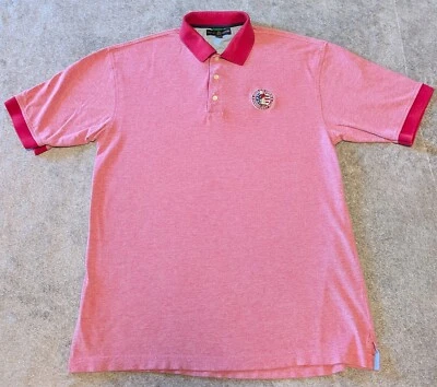 Vtg Tommy Hilfiger Polo Shirt Mens XL Red 2005 US Open Pinehurst No 2 Golf - Image 1 of 4