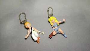 Chrono Trigger Key Chain Heroin Character Figure Marle & Ayla SQUARE ENIX - Picture 1 of 3