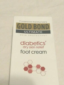 Gold Bond Ultimate Diabetiker trockene Haut Relief Fußcreme 3,4 oz (96g) Neu - Bild 1 von 3