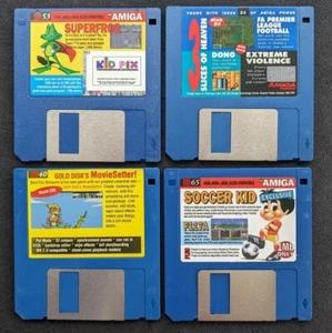 Amiga Computing Floppy Disk Games Collection - Picture 1 of 5