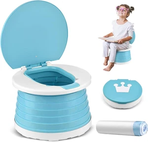 Vasino per Bambini Vasino Portatile per Bambini Da Viaggio Vasino per Bambini WC - Foto 1 di 12