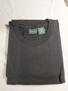 JOHN BLAIR Scandia Woods Men 4XL Black Short Sleeve Crew Neck Pocket T-Shirt NEW - Picture 1 of 2