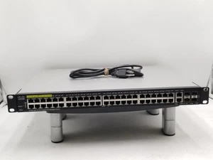 Cisco SG350-52P 52 Port Gigabit PoE Managed Switch w/ Rack Ears - Picture 1 of 9