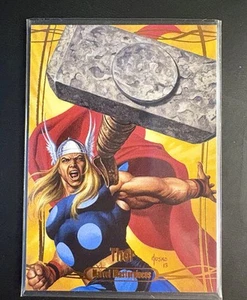 2016 Marvel Masterpieces Orange #81 Thor #54/99 Tier 3 - Picture 1 of 2