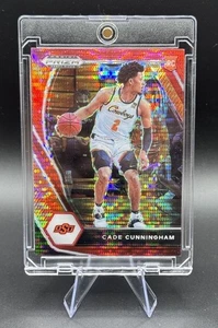 2021-22 Panini Prizm Draft • CADE CUNNINGHAM (RC) RED PULSAR ROOKIE PRIZM - OSU - Imagen 1 de 3