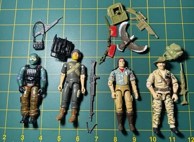 GI JOE Complete Figure Lot Rock N Roll  Spirit Beach Head Recondo - Image 1 of 4