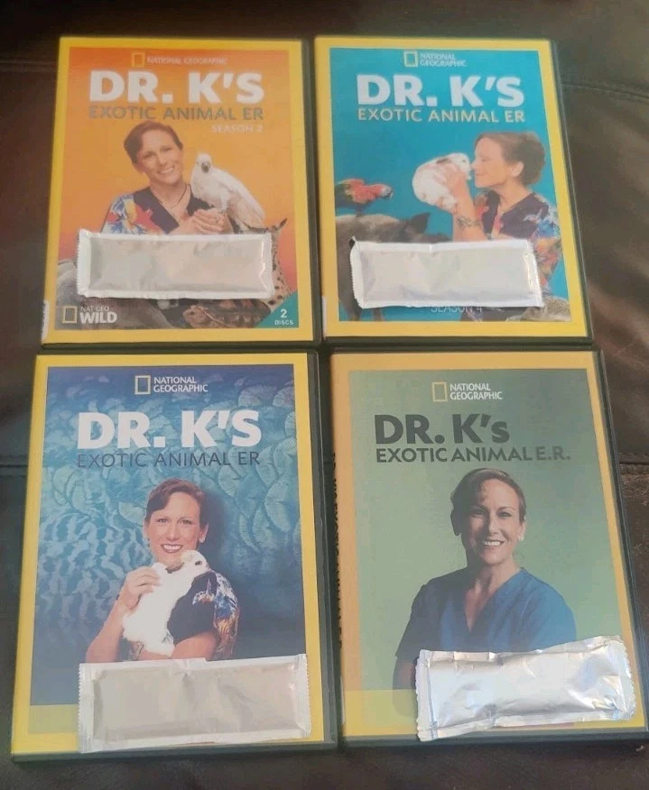 Dr. K's Exotic Animal ER Season 2 + 4 + 5 + 8 DVD Lot Very Good Ex Library  - Image 1 of 1