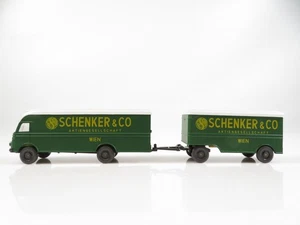 1:87 Wiking 540/1a Mercedes Benz LP 312 Möbelzug Schenker Hängerzug W63-34 - Bild 1 von 12