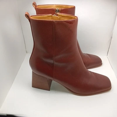 Marc Fisher Botas Mujer LTD Coñac Floria Botín Cremallera Tacones Bloque EE. UU. 11 M Foto 1 de 4