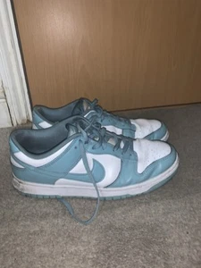 Light Blue & White Nike Dunk Low - Picture 1 of 5