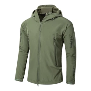 Giacca cappotto uomo impermeabile tattico soft shell esercito militare giacca a vento taglia L - Foto 1 di 8
