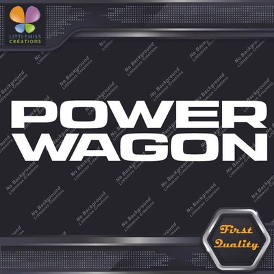 Compatible Power Wagon 2 Lines Trucks Logo Ram 1500 2500 Vinyl Decals Stickers Foto 1 de 4