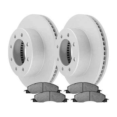 Front Brake Rotors & Ceramic Pads Kit for Dodge Ram 2500 2009-2010 8 Lug - Изображение 1 из 4