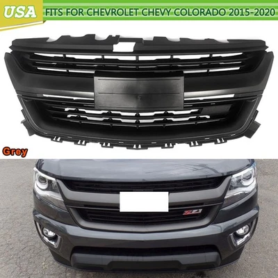 For 2015-2020 Chevrolet LT Z71 Colorado Front Bumper Upper Grey Color Grille USA Foto 1 de 4