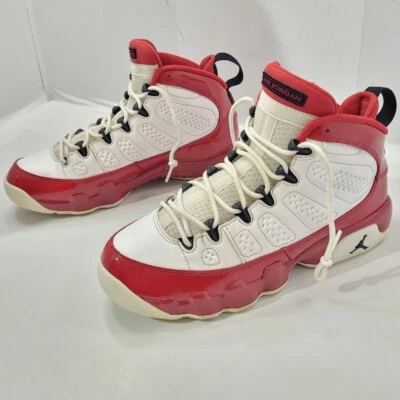 NIKE AIR JORDAN 9 RETRO 2019 GIMNASIO ROJO ZAPATOS JUVENILES TALLA 7Y = MUJER TALLA 8,5 302359-160 Foto 1 de 4