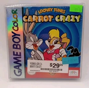 Looney Tunes Carrot Crazy Gameboy Color Nuevo Precintado Con Cubierta Protectora - Imagen 1 de 3