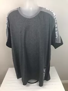 Ecko Unltd. Men's Black Marled Logo On Sleeve S/S Crew Neck Tee Size 4XL - Picture 1 of 4